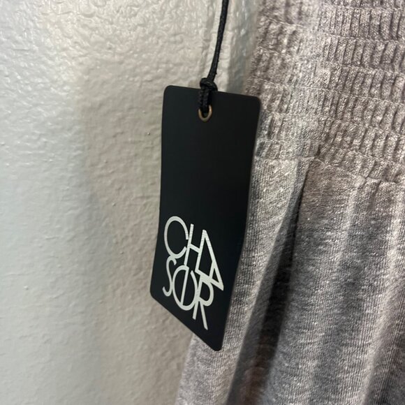 Chaser Smocked Wide Leg Jumpsuit Romper Size S Gray NEW - Picture 6 of 7